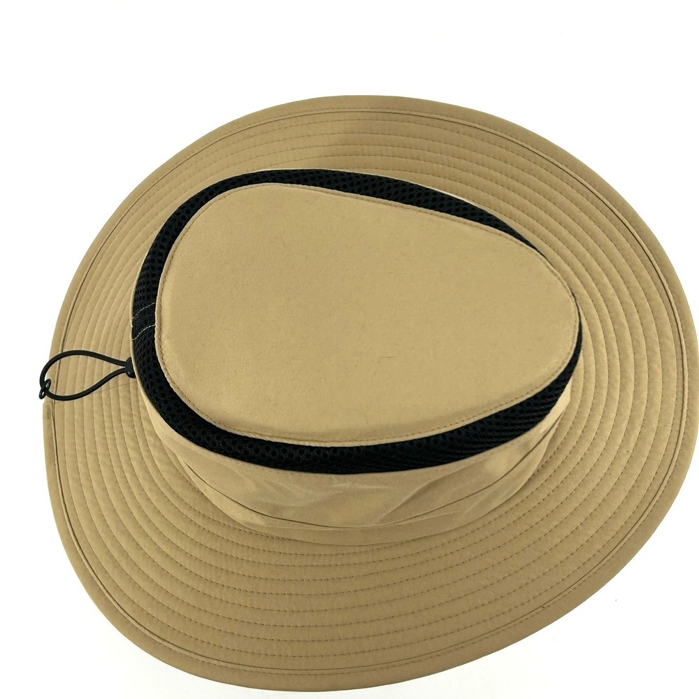 Ozark Trail Men/s Tan Wide Brim Fishing Sun Hat Mesh Vent Adjustable S/M - Picture 5 of 7